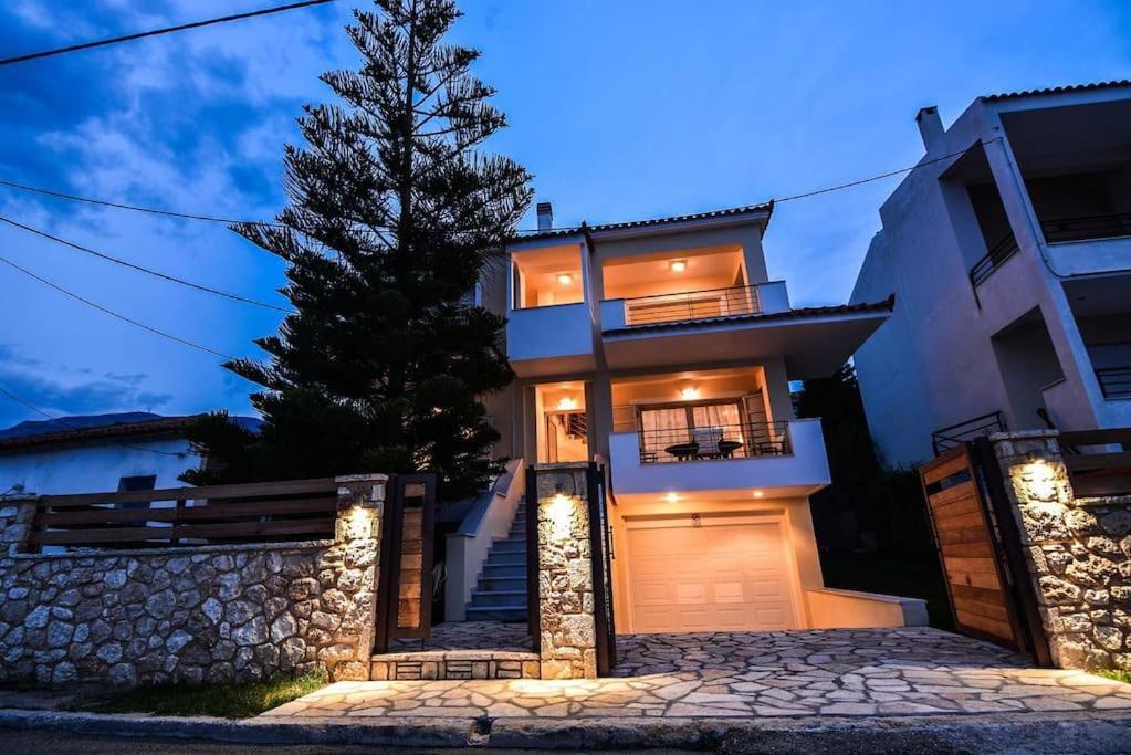 Aigli Luxurious Villa Kato Pitsa Ngoại thất bức ảnh