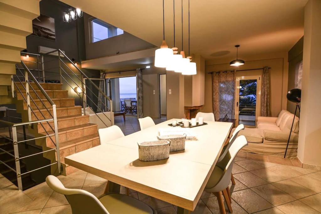 Aigli Luxurious Villa Kato Pitsa Ngoại thất bức ảnh